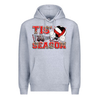 Heather Grey tis' the season volleyball Premium Hoodie - Zillion Design Studio