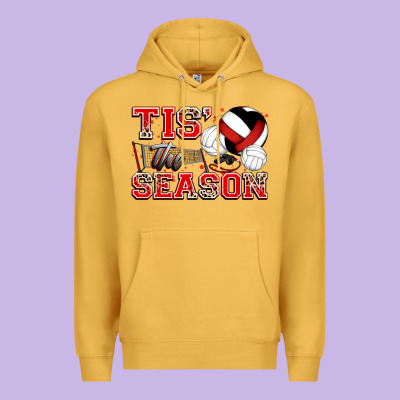 Tis' The Season Volleyball Premium Hoodie Designed By Zillion Design Studio