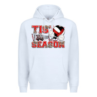 White tis' the season volleyball Premium Hoodie - Zillion Design Studio