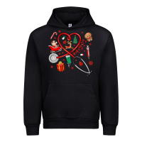 Black christmas nurse Urban Hoodie - MaliasSmallBusiness