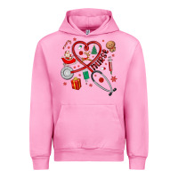 Fuchsia Pink christmas nurse Urban Hoodie - MaliasSmallBusiness