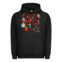 Pigment Black christmas nurse Urban Hoodie - MaliasSmallBusiness