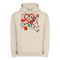 Pigment French Oak christmas nurse Urban Hoodie - MaliasSmallBusiness