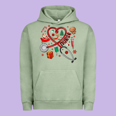 Urban Hoodie christmas nurse