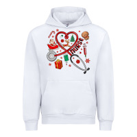 White christmas nurse Urban Hoodie - MaliasSmallBusiness