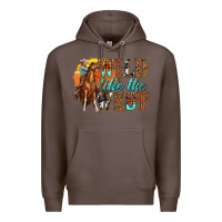 Coffee wild like west Premium Hoodie - texasbilliewilder