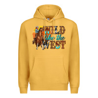 Mustard wild like west Premium Hoodie - texasbilliewilder