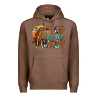 Chestnut wild like west Premium Hoodie - texasbilliewilder