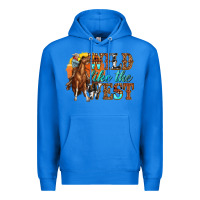 True Royal wild like west Premium Hoodie - texasbilliewilder
