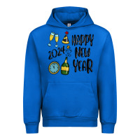Cobalt happy new year 2024 Urban Hoodie - MaliasSmallBusiness