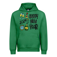 Emerald happy new year 2024 Urban Hoodie - MaliasSmallBusiness