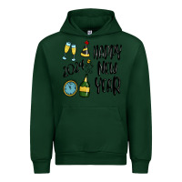 Foreset Green happy new year 2024 Urban Hoodie - MaliasSmallBusiness