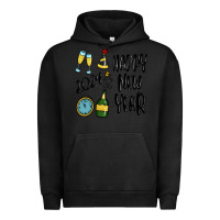 Pigment Black happy new year 2024 Urban Hoodie - MaliasSmallBusiness