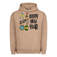 Pigment Burro happy new year 2024 Urban Hoodie - MaliasSmallBusiness