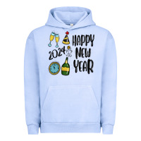 Pigment Grape Ice happy new year 2024 Urban Hoodie - MaliasSmallBusiness