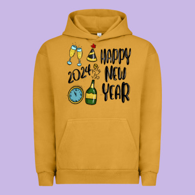 Urban Hoodie happy new year 2024