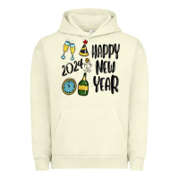 Pigment Pistachio happy new year 2024 Urban Hoodie - MaliasSmallBusiness