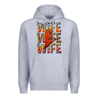 Heather Grey wife wife wife Premium Hoodie - texasbilliewilder