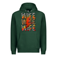 Sports Green wife wife wife Premium Hoodie - texasbilliewilder
