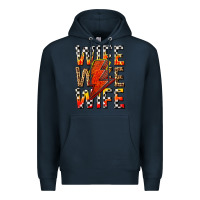 Navy wife wife wife Premium Hoodie - texasbilliewilder