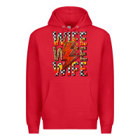 Red wife wife wife Premium Hoodie - texasbilliewilder