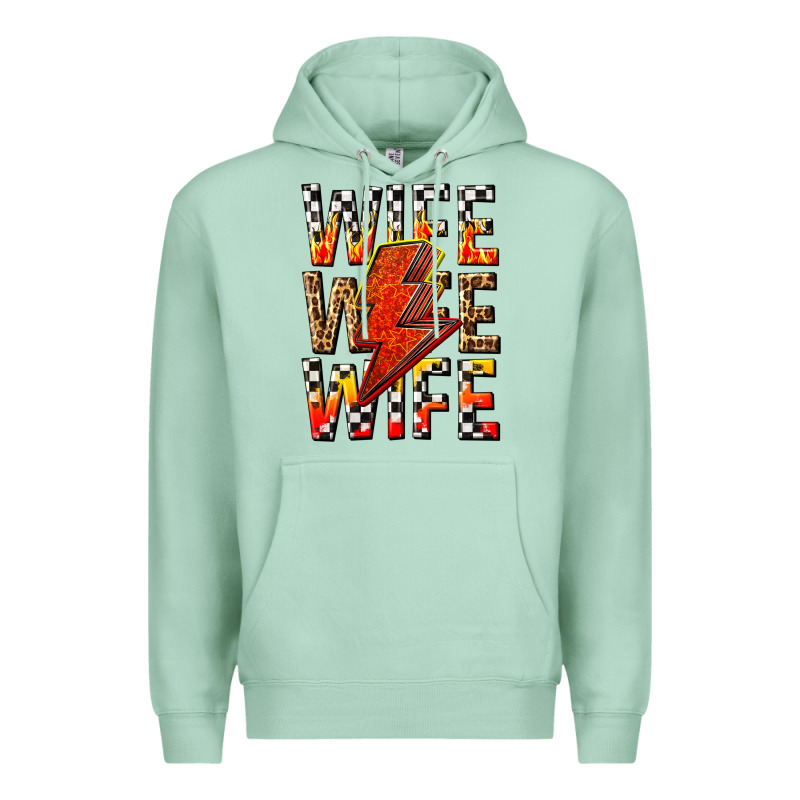 Wife Wife Wife Premium Hoodie by texasbilliewilder | Teevron