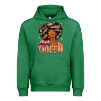 Emerald black queen Urban Hoodie - MaliasSmallBusiness