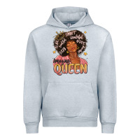 Heather Grey black queen Urban Hoodie - MaliasSmallBusiness