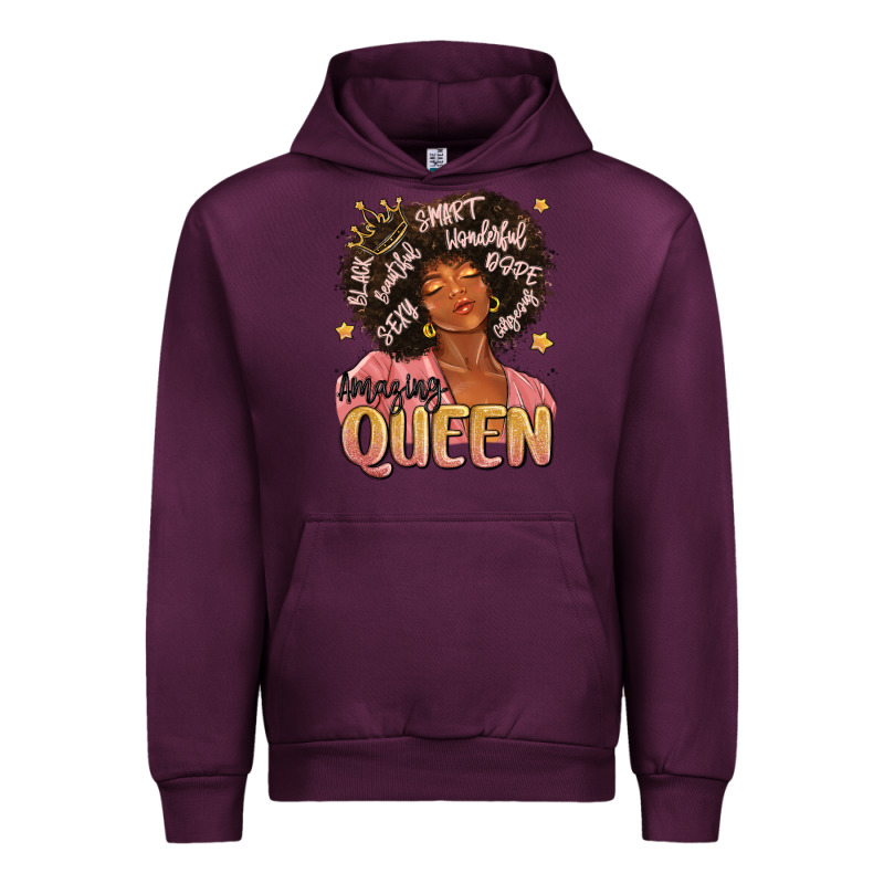 Black Queen Urban Hoodie by MaliasSmallBusiness | Teevron