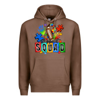 Chestnut american football support squad autism Premium Hoodie - Zillion Design Studio