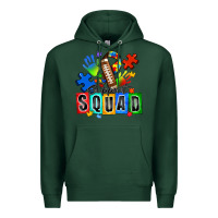Sports Green american football support squad autism Premium Hoodie - Zillion Design Studio