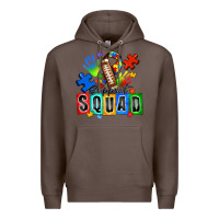 Coffee american football support squad autism Premium Hoodie - Zillion Design Studio