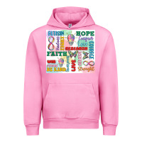 Fuchsia Pink autism Urban Hoodie - MaliasSmallBusiness