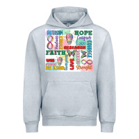 Heather Grey autism Urban Hoodie - MaliasSmallBusiness