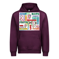 Mauve Wine autism Urban Hoodie - MaliasSmallBusiness