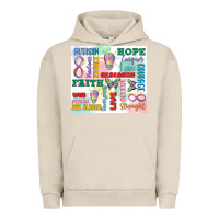 Pigment French Oak autism Urban Hoodie - MaliasSmallBusiness