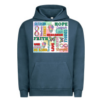 Pigment Midnight Navy autism Urban Hoodie - MaliasSmallBusiness