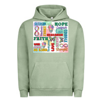 Pigment Oil Green autism Urban Hoodie - MaliasSmallBusiness