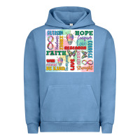 Pigment Pebble Blue autism Urban Hoodie - MaliasSmallBusiness