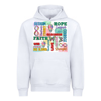 White autism Urban Hoodie - MaliasSmallBusiness
