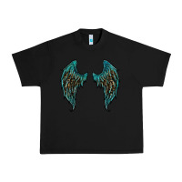 Black turquoise leopard wings Urban Heavy Tee - RanaPortraitStore