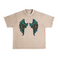 French Oak turquoise leopard wings Urban Heavy Tee - RanaPortraitStore