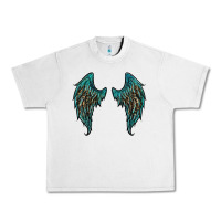 Lunar Rock turquoise leopard wings Urban Heavy Tee - RanaPortraitStore