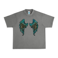 Tornado turquoise leopard wings Urban Heavy Tee - RanaPortraitStore