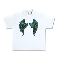 White turquoise leopard wings Urban Heavy Tee - RanaPortraitStore