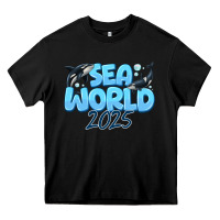 Black Sea World 2025 Heavy Core Tee - CowhideDigitalArt
