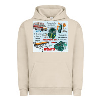 Pigment French Oak paramedic life Urban Hoodie - MaliasSmallBusiness
