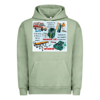 Pigment Oil Green paramedic life Urban Hoodie - MaliasSmallBusiness