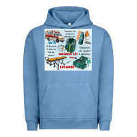Pigment Pebble Blue paramedic life Urban Hoodie - MaliasSmallBusiness