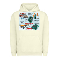 Pigment Pistachio paramedic life Urban Hoodie - MaliasSmallBusiness